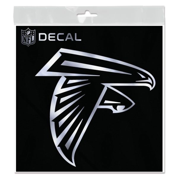 Wincraft Aufkleber 15x15cm NFL METALLIC Atlanta Falcons