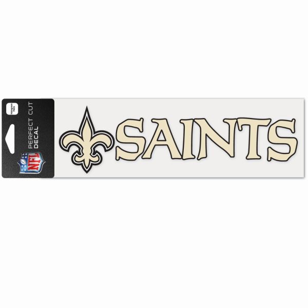 NFL Perfect Cut Autocollant 8x25cm New Orleans Saints