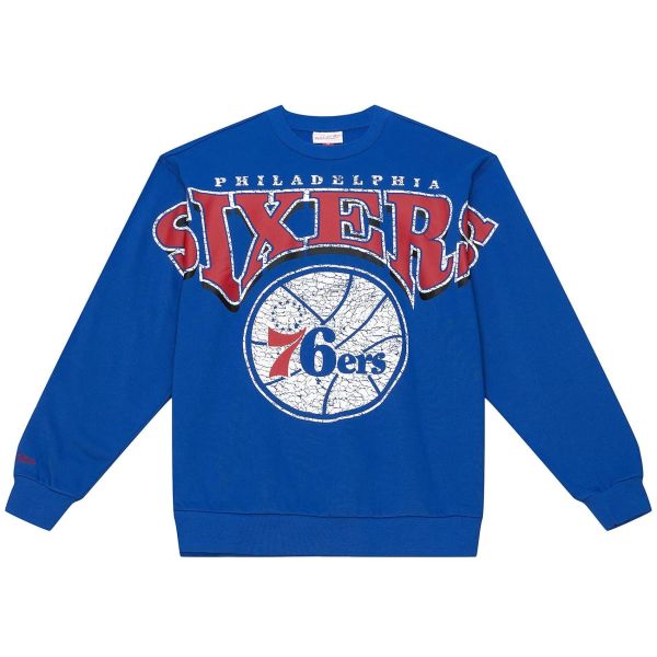 Mitchell & Ness Fashion Fleece Pullover Philadelphia 76ers