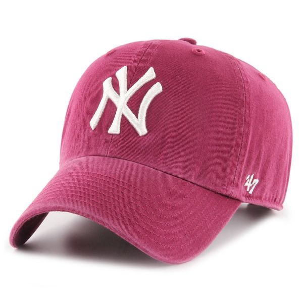 47 Brand Adjustable Cap - CLEAN UP New York Yankees cardinal