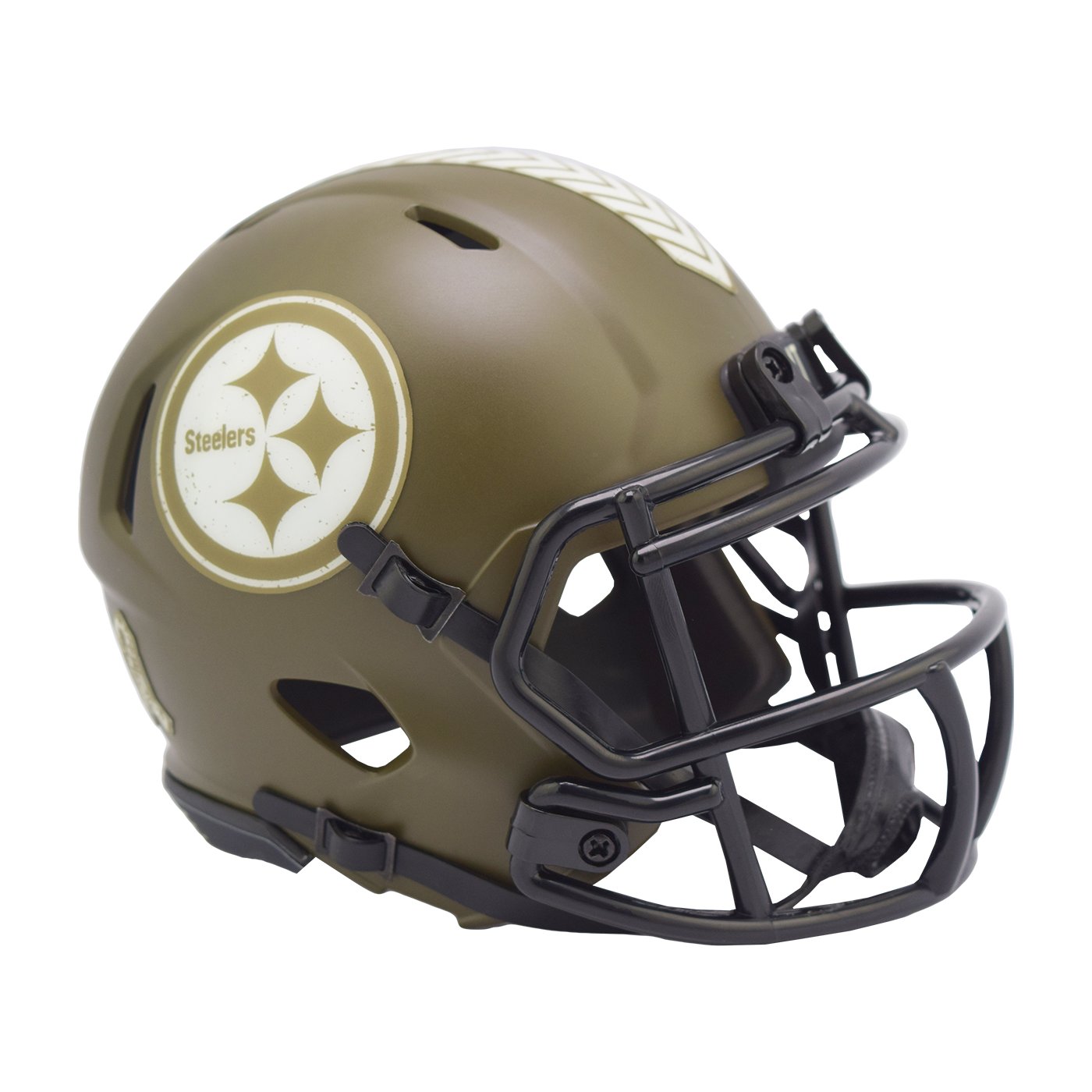 Riddell Speed Mini Football Helmet SALUTE Steelers | Helmets | Fan Gear ...