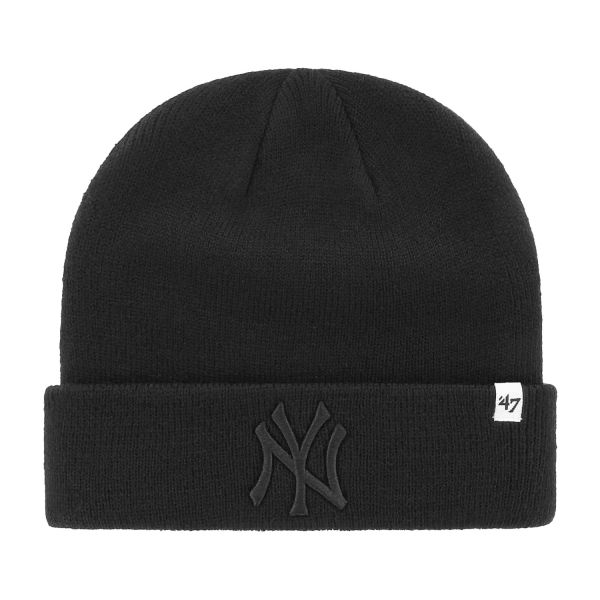 47 Brand Knit Beanie - Raised Cuff New York Yankees black