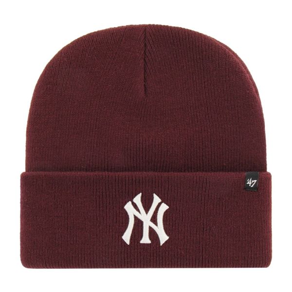 47 Brand Beanie Wintermütze - HAYMAKER NY Yankees maroon