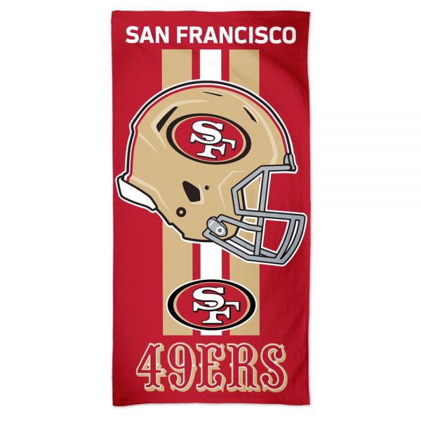 Wincraft NFL San Francisco 49ers Serviette de plage 150x75cm