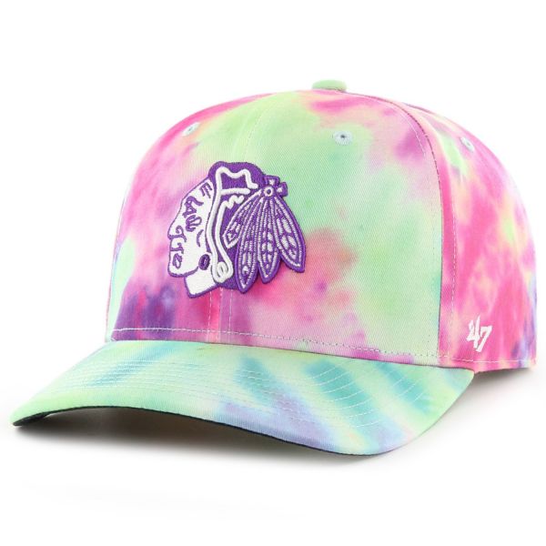 47 Brand Snapback Cap - TIE DIE Chicago Blackhawks