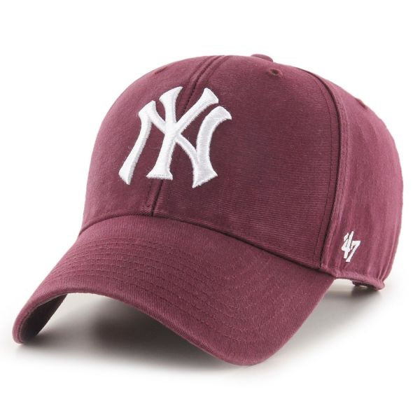 47 Brand Relaxed Fit Cap - LEGEND New York Yankees maroon