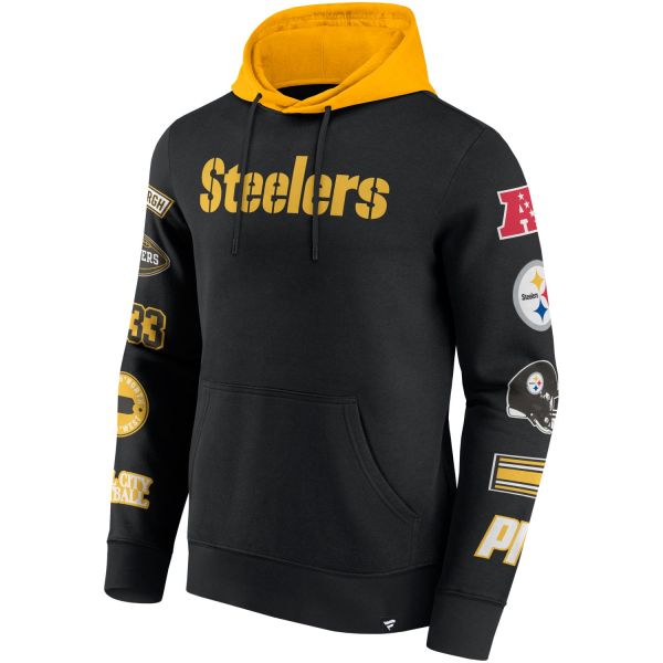 Pittsburgh Steelers NFL Sleeve Prints Hoody