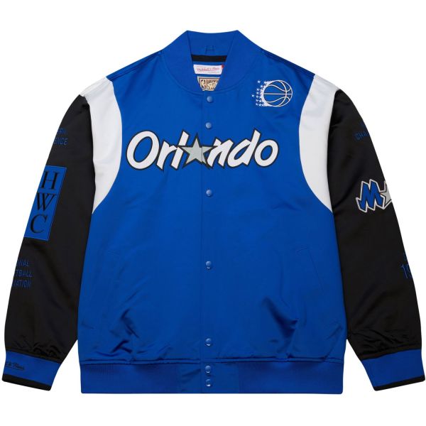 M&N Heavyweight Satin Jacket NBA Orlando Magic