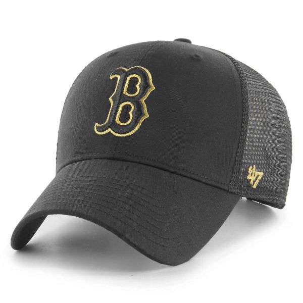 47 Brand Trucker Cap - BRANSON Metallic Boston Red Sox