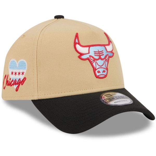 New Era 9Forty A-Frame Snapback Cap - CITY Chicago Bulls