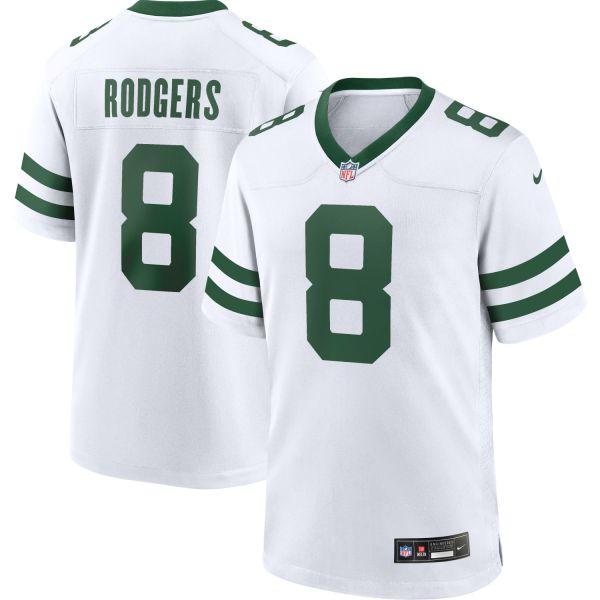 Nike GAME Jersey New York Jets #8 Aaron Rodgers