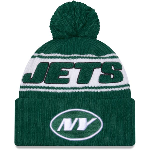 New Era NFL SIDELINE Bonnet Beanie - New York Jets vert