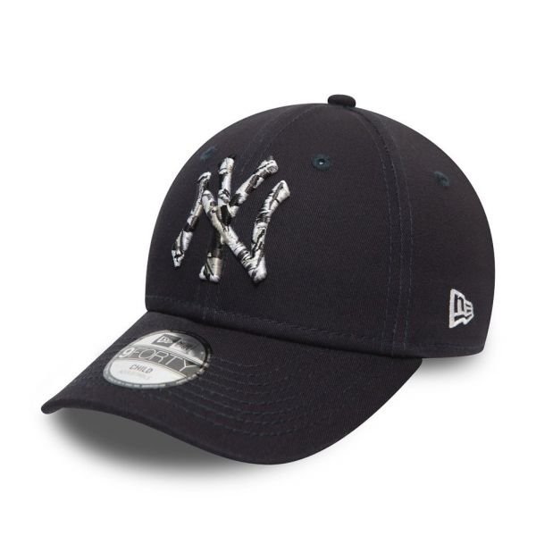 New Era 9Forty Enfants Cap - CAMO New York Yankees navy