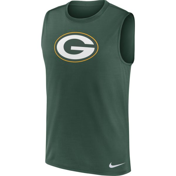 Green Bay Packers Nike Dri-FIT Muscle Tank Shirt