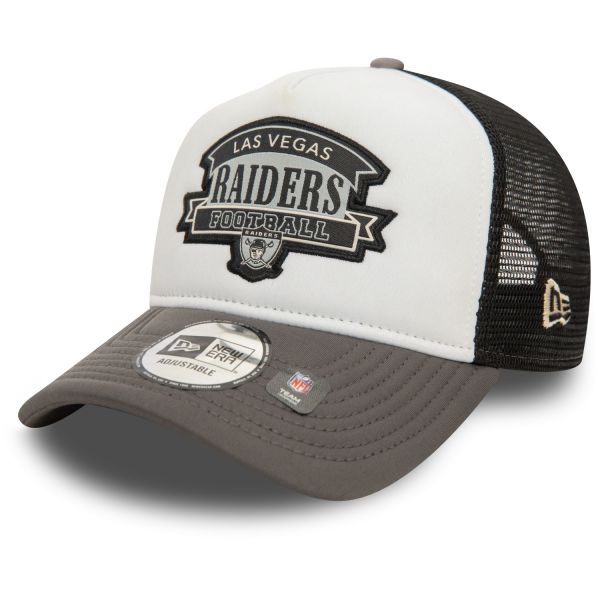 New Era A-Frame Mesh Trucker Cap - FOAM Las Vegas Raiders