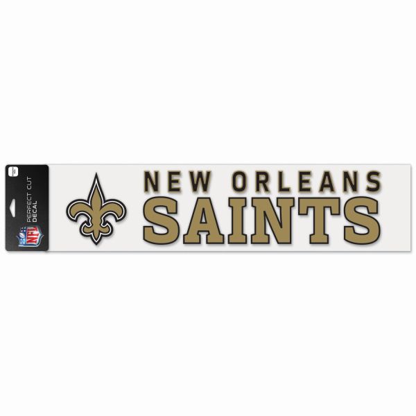 NFL Perfect Cut XXL Decal 10x40cm New Orleans Saints