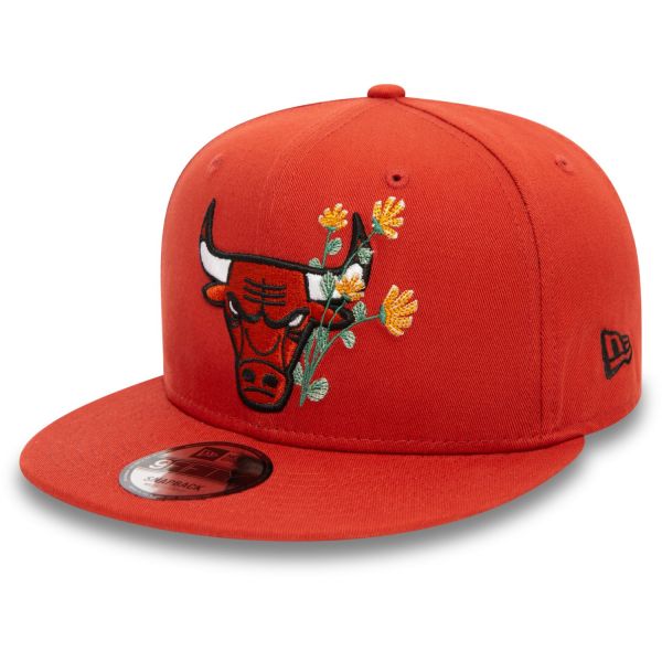 New Era 9Fifty Snapback Cap - FLOWER Chicago Bulls