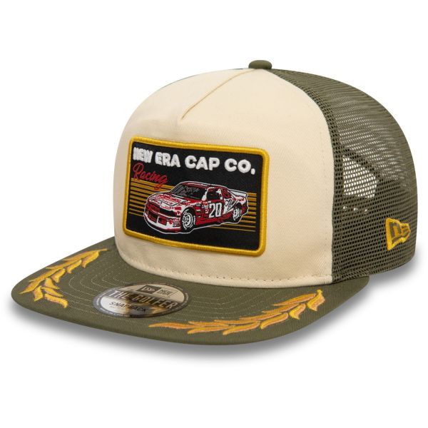 New Era Golfer Mesh Snapback Cap - MOTORSPORT oliv