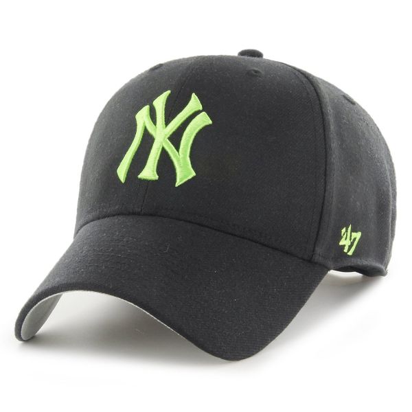 47 Brand Snapback Cap - MLB New York Yankees black / lime