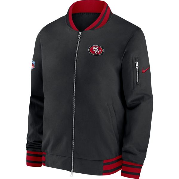 San Francisco 49ers Nike NFL Sideline Bomber Veste