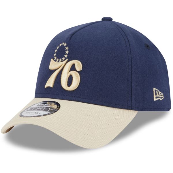 New Era A-Frame 9Forty Cap MOLESKIN Philadelphia 76ers navy