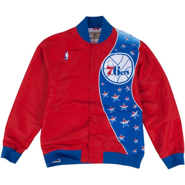 M&N Authentic Warm Up Jacket Philadelphia 76ers 1993-94