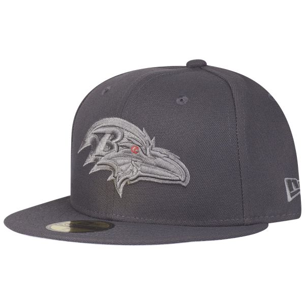 New Era 59Fifty Fitted Cap - GRAPHITE Baltimore Ravens