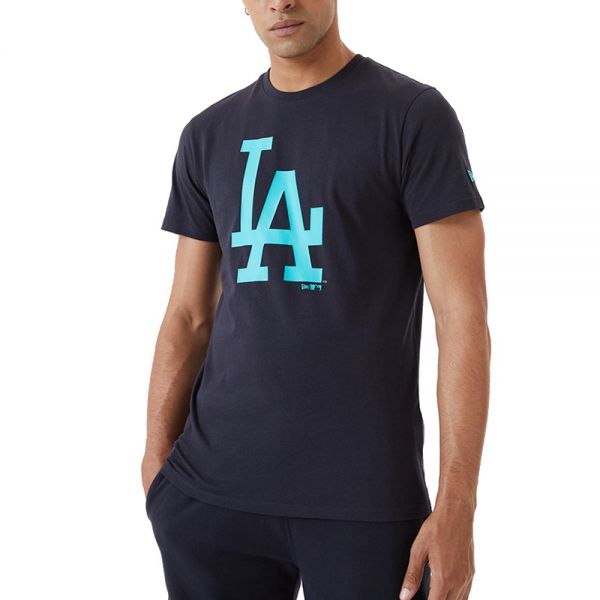 New Era Basic Shirt - MLB Los Angeles Dodgers navy