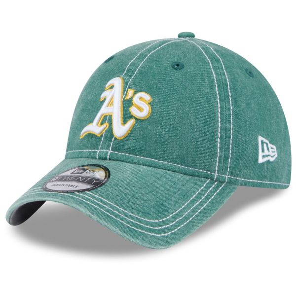 New Era 9Twenty Cap - WASHED Oakland Athletics vintage green