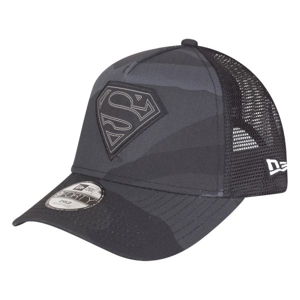 New Era Trucker Kids Cap - SUPERMAN dark camo