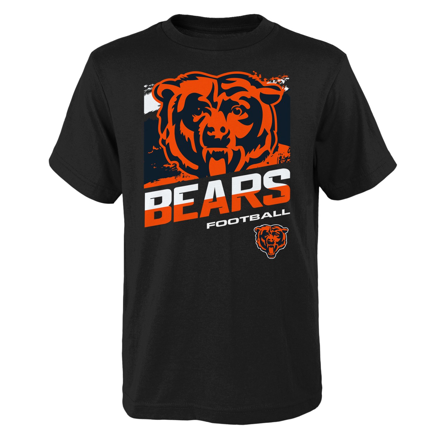 New Era Apparel Girls' Chicago Bears Heart White T-Shirt