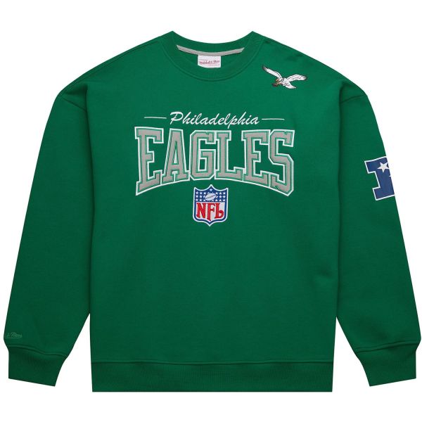 Mitchell & Ness BACKPRINT Pullover Philadelphia Eagles