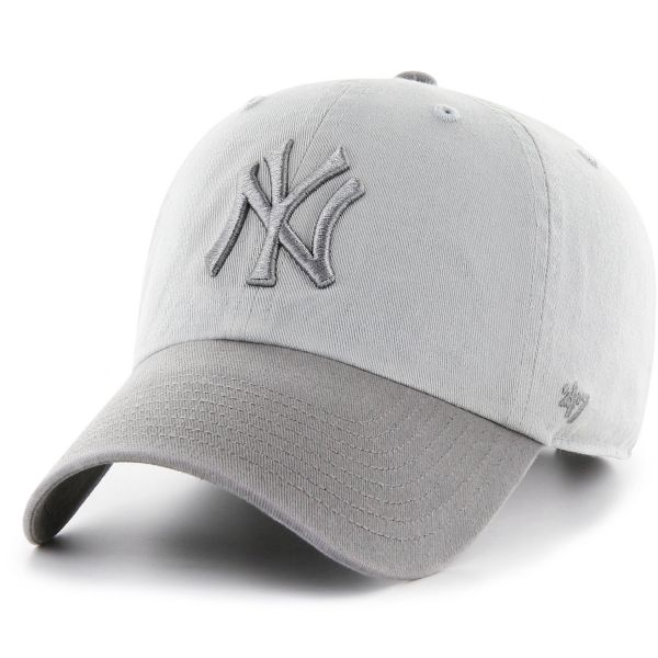 47 Brand Relaxed Fit Cap - CLEAN UP New York Yankees gris