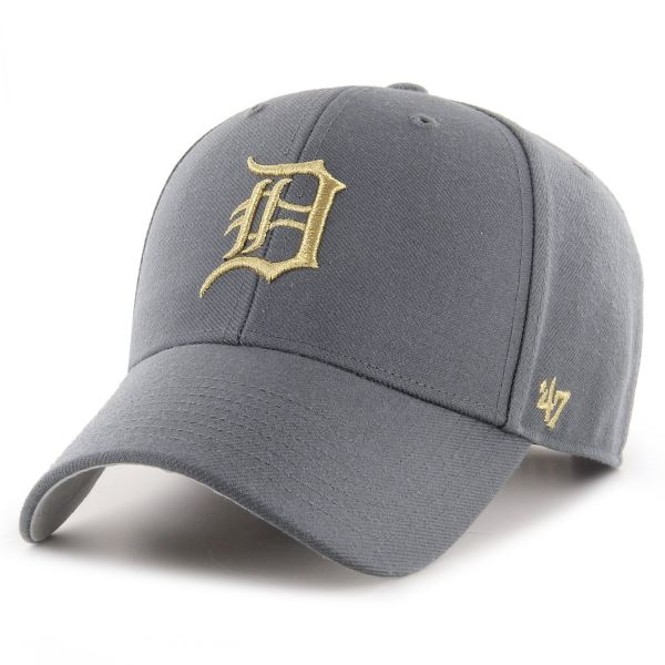 47 Brand Snapback Cap - MLB Metallic Detroit Tigers charcoal