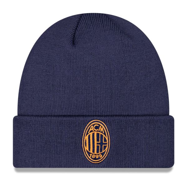 New Era Winter Cuff Beanie - AC MILAN navy