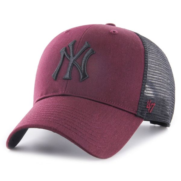 47 Brand Snapback Cap - BRANSON New York Yankees maroon