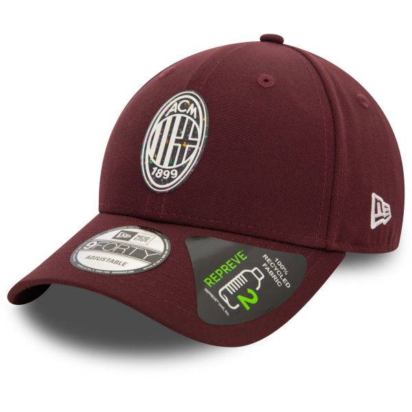 New Era 9Forty Strapback Cap - REPREVE AC MAILAND maroon