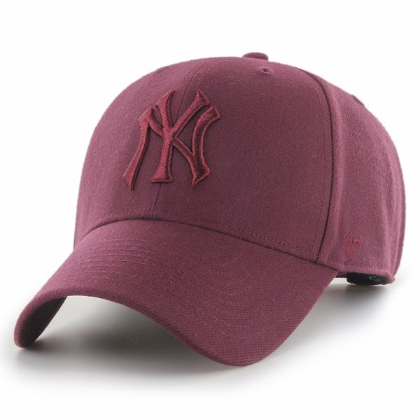 47 Brand Snapback Cap - MVP New York Yankees dark maroon