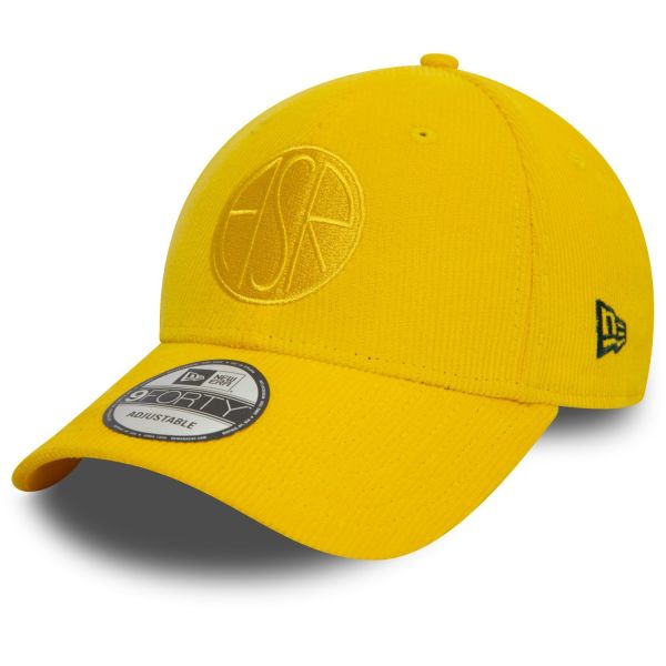 New Era 9Forty Strapback Cap - CORD AS Roma gold