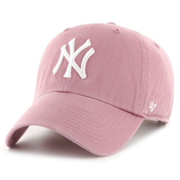 47 Brand Adjustable Cap - CLEAN UP New York Yankees mauve