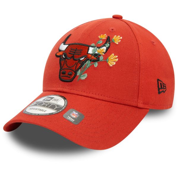 New Era 9Forty Strapback Cap - FLOWER Chicago Bulls