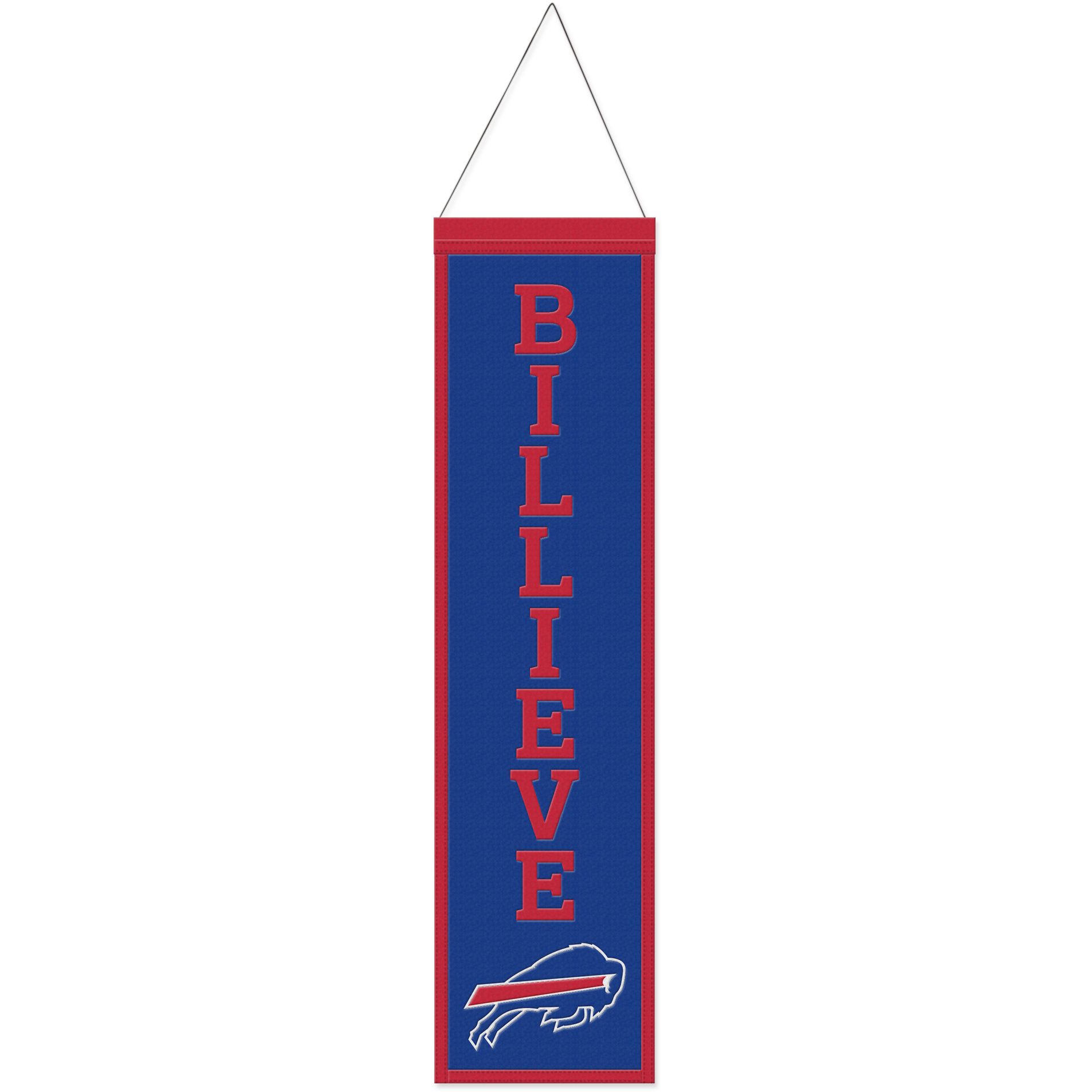 : Buffalo Bills Billieve Slogan Pennant Banner Flag : Sports &  Outdoors