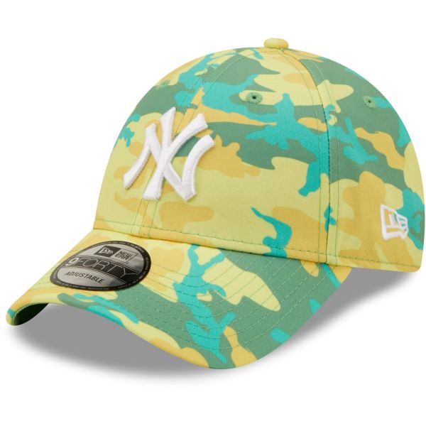 New Era 9Forty Strapback Cap - New York Yankees green camo