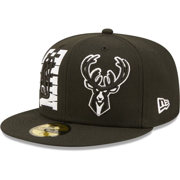 New Era 59Fifty Fitted Cap - NBA 2022 DRAFT Milwaukee Bucks