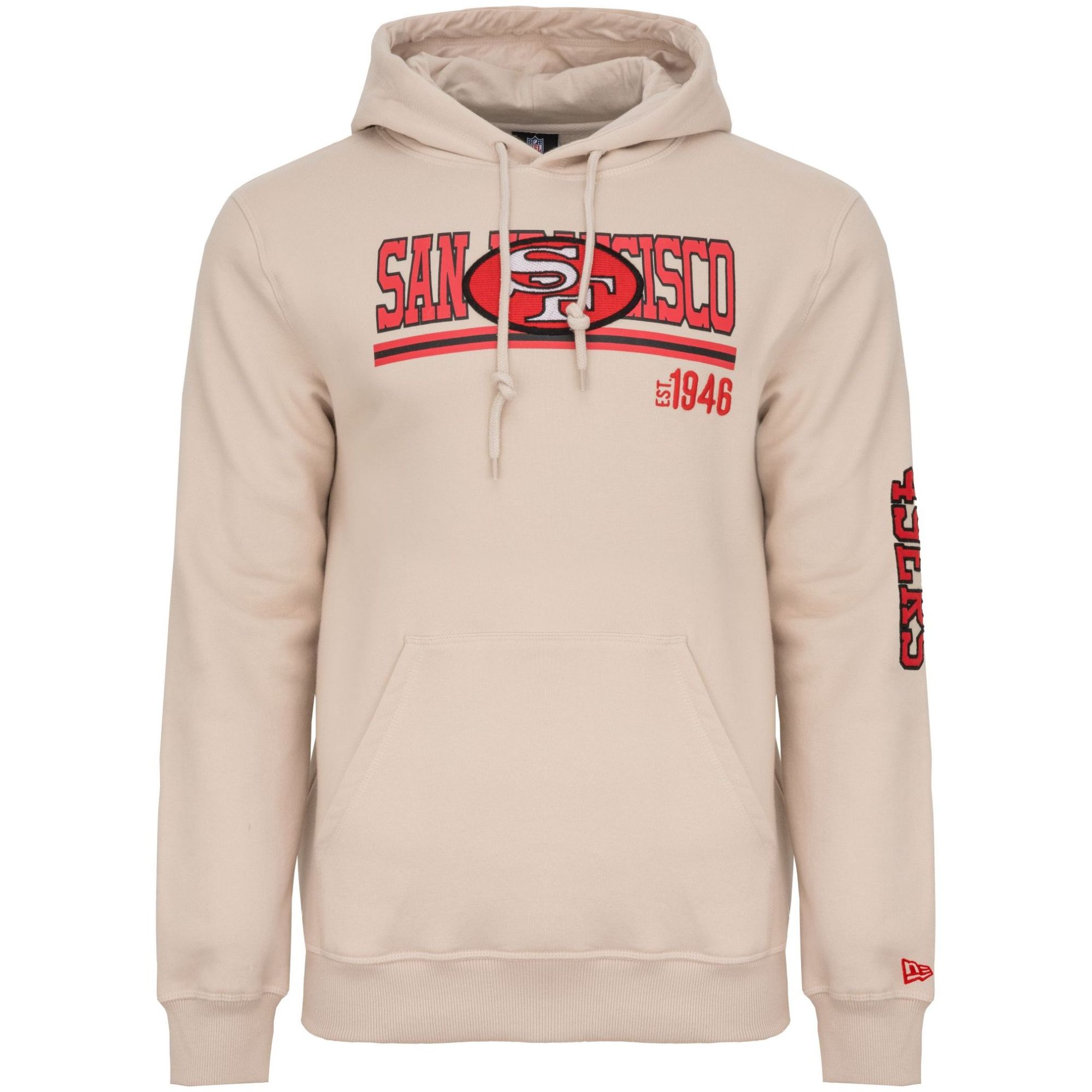 New Era Fleece Hoody - NFL SIDELINE San Francisco 49ers