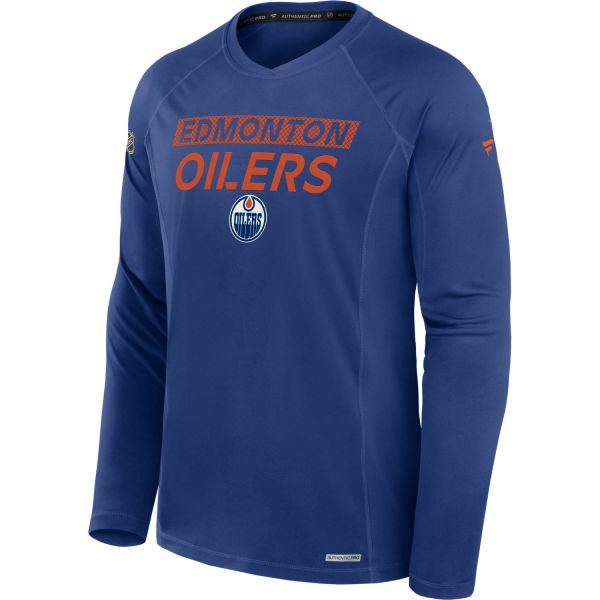 Edmonton Oilers Leafs Authentic Pro RINK Longsleeve