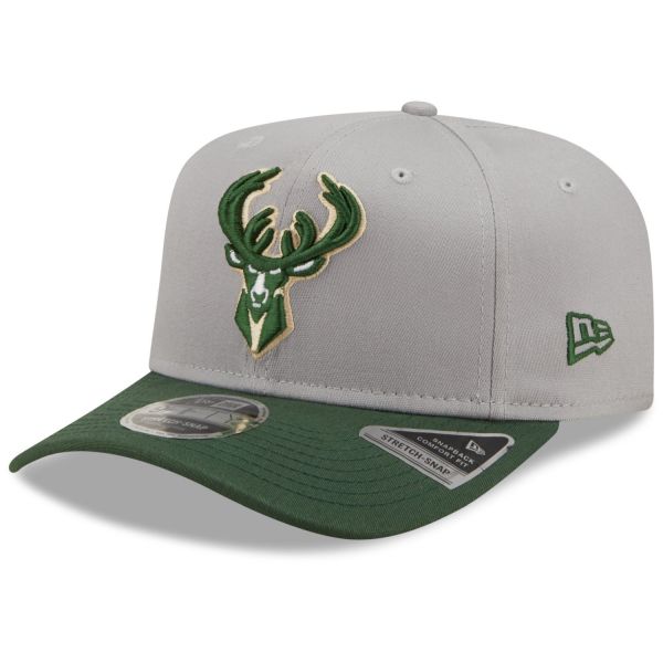 New Era 9Fifty Stretch Snapback Cap - Milwaukee Bucks