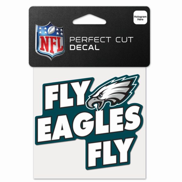 NFL Perfect Cut 10x10cm Autocollant Philadelphia Eagles SLO