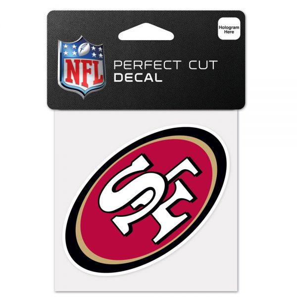 Wincraft Decal Sticker 10x10cm - NFL San Francisco 49ers