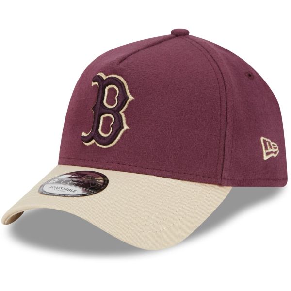 New Era A-Frame 9Forty Cap MOLESKIN Boston Red Sox maroon